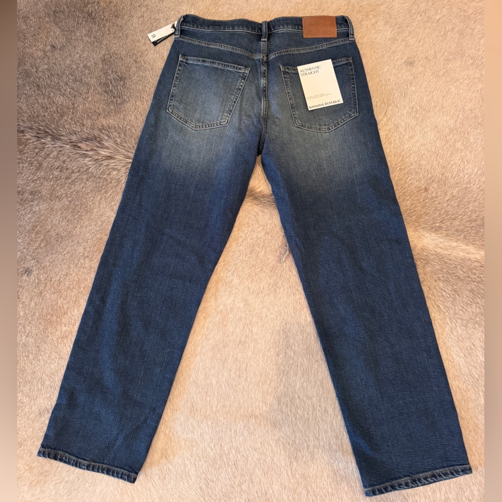 Banana Republic 33x30 Dark Blue Denim Jeans - Picture 2 of 4